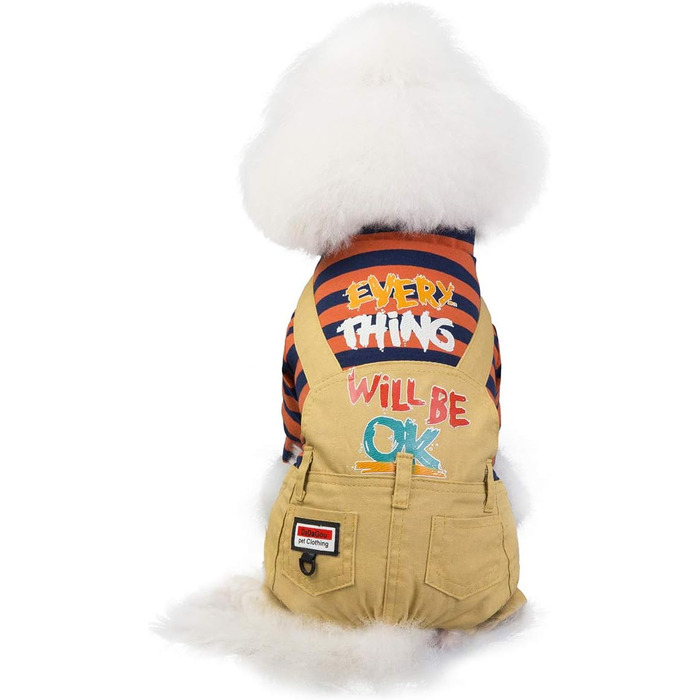 Пуловер для собак з капюшоном, теплий джинсовий костюм для собак, флісовий оверсайз для маленьких та середніх собак та котів (M, Помаранчевий)