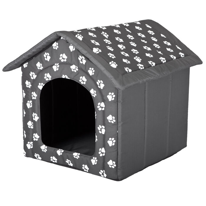 Буда для собак Doggy R4, м'який закритий будиночок-кожець для дому, 60x55x60 см