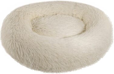 Кругле ліжко для собак, м'яке гніздо-лежанка для тварин, діаметр 60 см