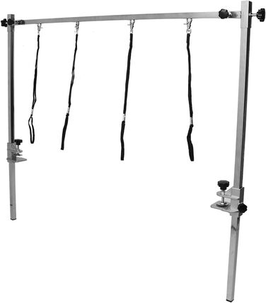 Набір для догляду за собаками Jonlaki: гамак, стіл для грумінгу з кріпленням, регульована висота, нержавіюча сталь, петля, рукав для грумінгу, для собак та котів малого та середнього розміру (1,15 м)