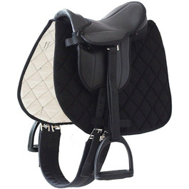 Набір сідла для верхової їзди німецького виробництва Little Star, чорний колір