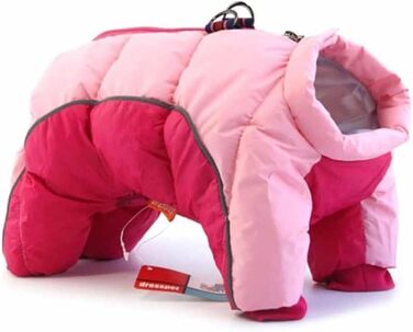 Водонепроникна куртка для собак на зиму, тепла підкладка, повна захист, одяг для собак маленьких, середніх та великих порід (Рожева, XL)