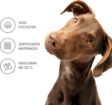 Килимок для собак Leo 60x100 см, кошик для собак з знімним поліестерним покриттям, м'який наповнювач, миється, 100x60x5 см, килимок для собак, лежанка для собак, ліжко для цуценят, антрацит