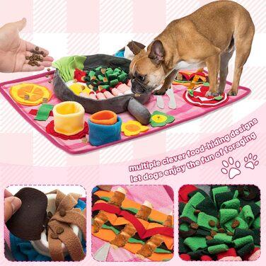 Інтерактивна килимок для годування собак, котів та тварин. Стимулює пошук їжі та розвиває навички. Можливість миття. Підходить для цуценят, малих та середніх порід.