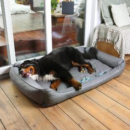 Зручне собаче ліжко your GEAR Belluno 80x120 см – ортопедичне, екологічне, з можливістю прання, стійке до подряпин, підходить для собак великих порід та котів