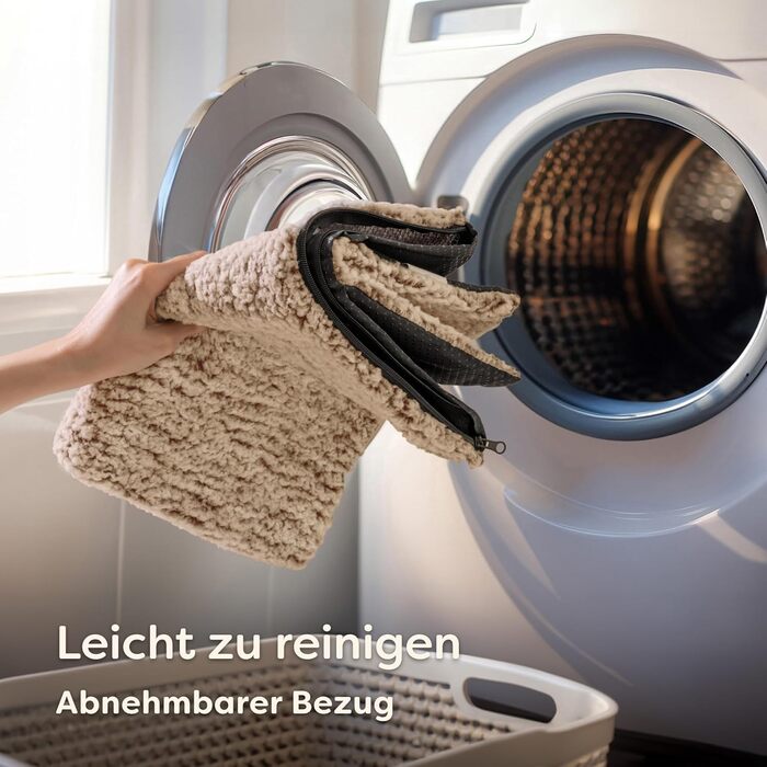 Лежанка для котів на підвіконня Knupis - самонагрівальний килимок 90x28 см, м'яка та затишна, знімний чохол (колір: коричневий)