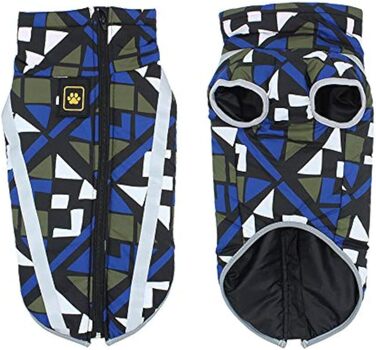 Теплий зимовий одяг для собак та котів: куртка, жилетка, комбінезон Idepet - теплий, вітронепроникний, з отвором для повідка