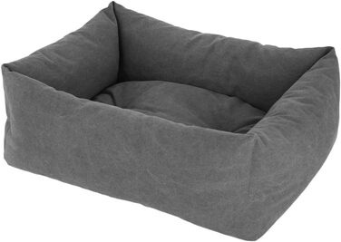 Кербл Лукка - м'яке ліжко для домашніх тварин, сірого кольору, 70x85 см