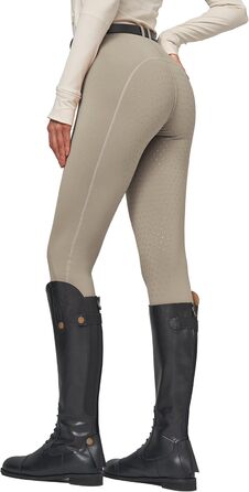 Спортивні штани для верхової їзди WILLIT Daen з флісовою підкладкою та силіконовим повним захопленням (XXL, Хакі)