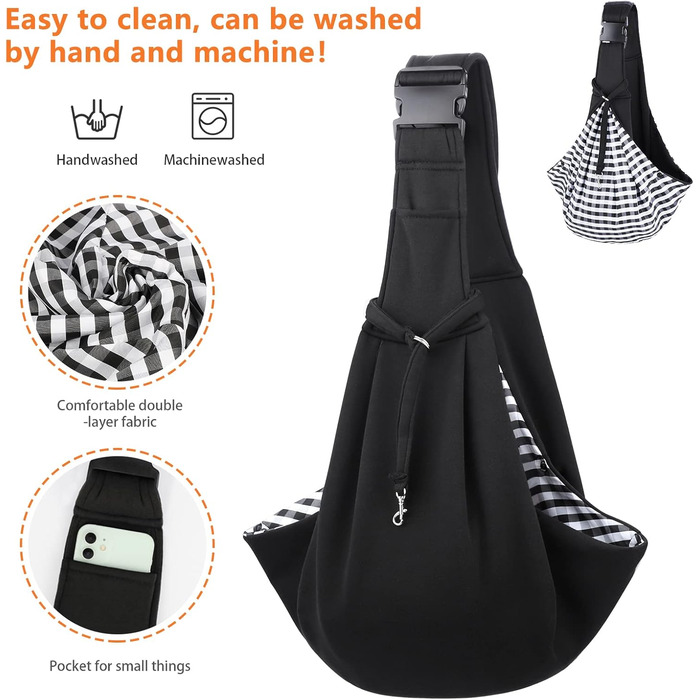 Сумка-кенгуру для собак Coolzon, переноска для тварин, дихаюча, для маленьких собак та котів, до 7 кг (зелена/чорна)