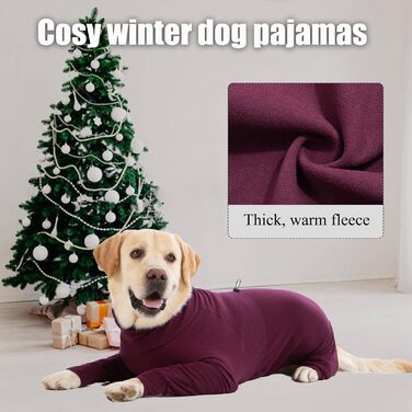 Теплий зимовий пуловер для собак з флісу, червоний, 3XL. Пуловер для собак середніх та великих порід. Зігріваючий зимовий одяг для собак з коміром-стійкою.