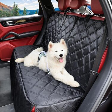 Захист для заднього сидіння автомобіля для собак KYG, водовідштовхувальний, знімний, 135x58x45 см, з ременем для собак