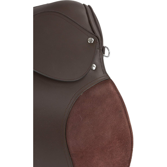 Сідло Covalliero Sattelset для Haflinger, коричневе, 17,5 дюймів: комфорт та хороша посадка