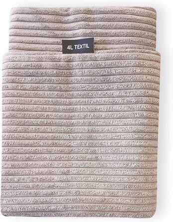 Лежак для собак 4L Textil ZOE, великий, знімний чохол, 120x100 см, смугастий, праний, матрац для великих собак