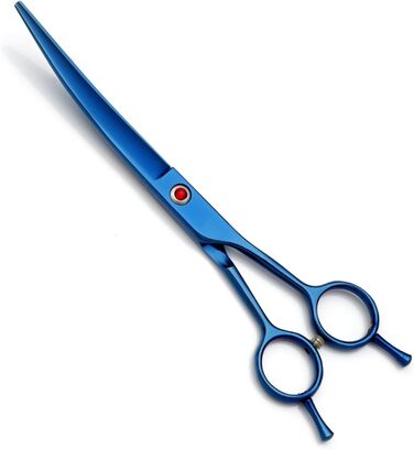 Набір для грумінгу собак та котів, професійний 5-в-1, з витончувальним ножем, вигнутими та прямими ножицями, гребінцем, нержавіюча сталь 440C