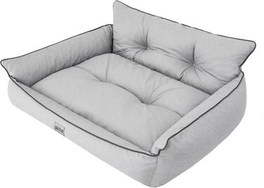 Лежанка для собак Joker Gesteppt: велика, середня, маленька - лежанка-кошик, лежанка-софа для собак різних розмірів. Розміри: L - 106 x 80 см, S - 64 x 49 см. Матеріал: штучна замша. Легко чиститься.