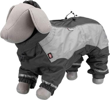 Комбінезон для собак TRIXIE Helsinki сірий, розмір S (33 см)