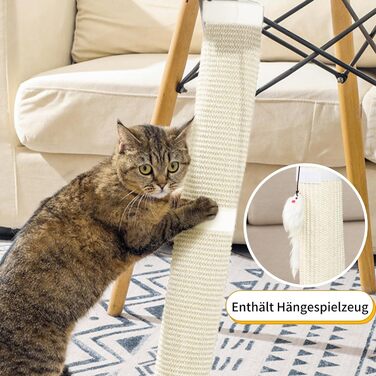 Захист від подряпин для меблів JanYoo: 2 шт. килимок для котів 50x25 см, білий