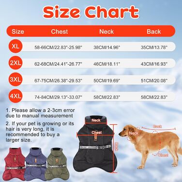 Водонепроникний зимовий одяг для собак, теплий зимовий одяг для собак, куртка для собак, теплий зимовий одяг для собак з D-Ring (Зелений, 4XL)