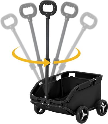 Транспортна клітка для собак та котів на колесах | Складана переносна клітка для собак та котів, чорна