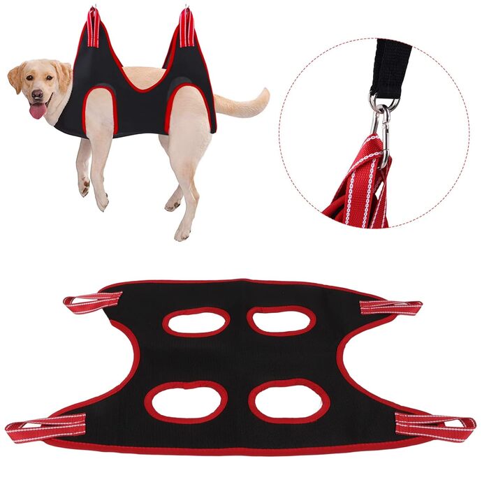 Набір для догляду за собаками: гамак, сумка для відпочинку, інструменти для грумінгу (10 шт.)