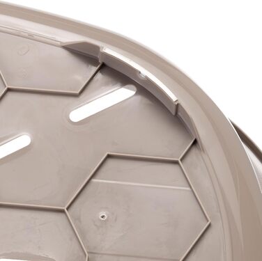 Крізьле для собак та котів Ferplast Siesta Deluxe, пластикове, 43x28x17.5 см, 49x36x18 см, сірий (Taubengrau), миється, з вентиляцією, антиковзаюче