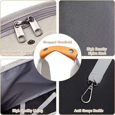 Сумка для тварин Bebeibon на одне плече, велика, світло-бежева