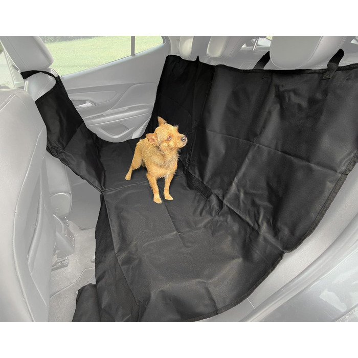 Захисний чохол для автокрісла Lupex 4-в-1 для собак, універсальний, 137 x 147 см, для собак та котів, авто, SUV, вантажівка, гамак, захист багажника, водовідштовхуючий та стійкий до подряпин