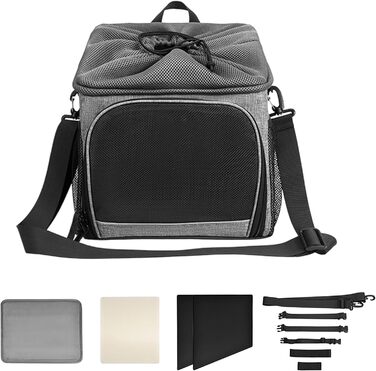 Корзина для собак на велосипед: дихаюча, легка, для подорожей, кемпінгу та перевезення корму