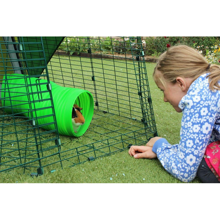 Клітка-тунель для кроликів Snugglesafe FlexiWeather, зелена