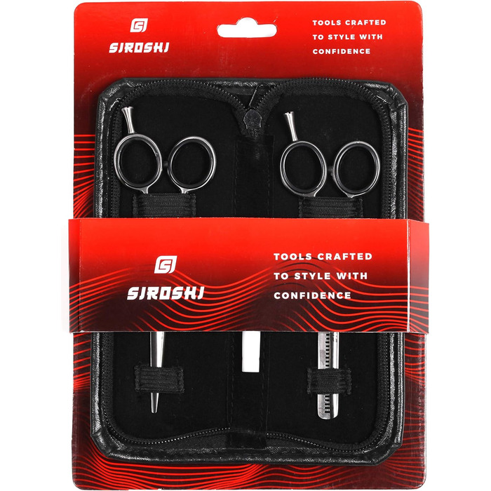 Набір ножиць та витончувачів для стрижки волосся - професійний або для дому