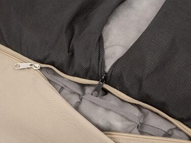 Автокрісло для собак, переноска для собак, лежанка для собак, переноски для тварин, для заднього сидіння, ковдра для собак, лежанка для собак, лежанка для котів, для маленьких собак (57x55x30 см), бежевий колір