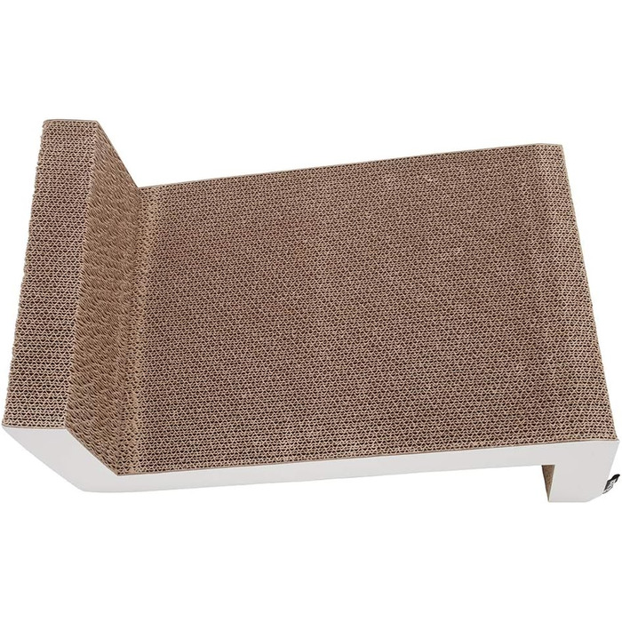 Диван-когтеточка District 70-4727 - когтеточка з гофрокартону, білий, розмір L (60 x 35 x 18 см)