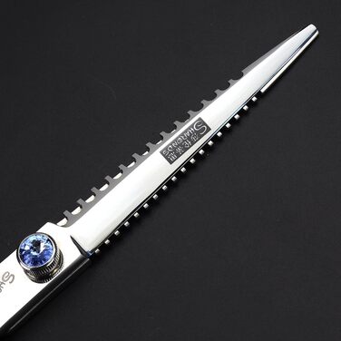 Ножиці для грумінгу домашніх тварин, японська сталь 440C, 7 дюймів + ножиці для фінальної обробки, сріблясті