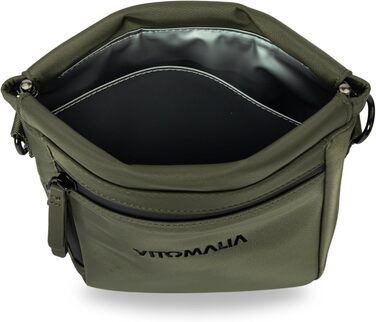 Сумка для собак Deluxe: багатофункціональна сумка через плече з кишенями для ласощів, повідка, корму, диспенсер для відходів та магнітним закриттям - ідеальна для прогулянок та тренувань (Хакі)