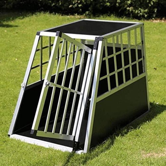 Транспортна переноска для собак San Marco Auto-Transportbox з алюмінію, для середніх та великих собак