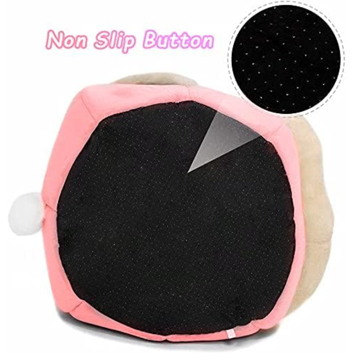 Кішка ліжко для дому, будиночок для кота, меблі для тварин, ліжко для кошенят, намет, печера, м'яке ліжко для собак середніх розмірів, знімний, пральний, м'який пухнастий килимок, рожевий колір