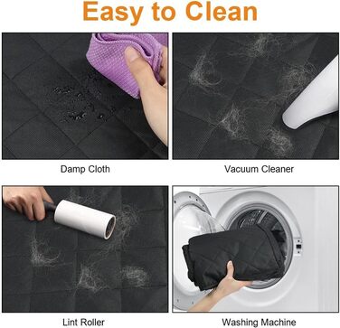 Захист для багажника авто URAQT для собак, 142 x 130 см, водонепроникний, з кріпленням для собаки та мискою