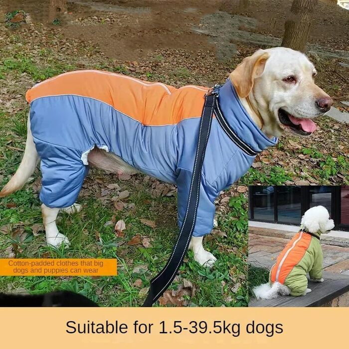 Водонепроникна зимова куртка для собак, тепла флісова жилетка, повсякденний зимовий одяг для собак, цуценят, C 14