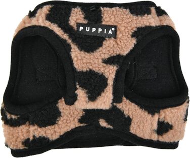 Шлея Puppia Serval Harness B для малих і середніх собак, регульована, бежева, комфортна