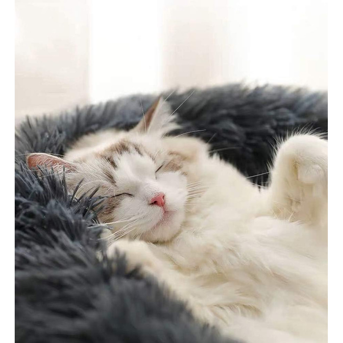 Крісло-гніздо для собак та котів Snug Comfort, м'яке, кругле, самонагріваюче, для кращого сну