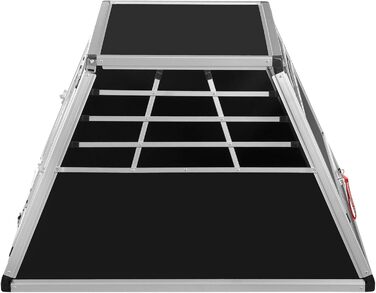 Транспортний бокс для собак Transportbox N56 з алюмінію, 100x100x62,5 см, з перегородкою та аварійним виходом, безпечний транспорт у багажнику