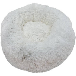 Ліжко для кота Nobby Donut Classic ESLA, бежеве, Ø 70 x 26 см