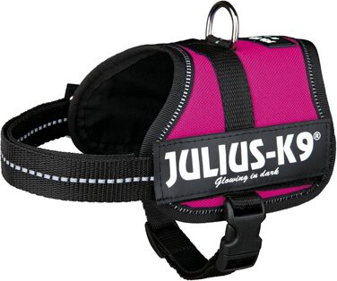 Шлея для собак Julius-K9 Power, розмір M/0, темно-рожева