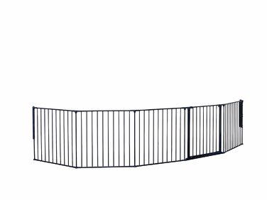 Захисне огорожа BabyDan Flex XXL, 90-350 см, чорна – захист дитини, для каміну, сходів, поділу кімнати, виготовлено в Данії