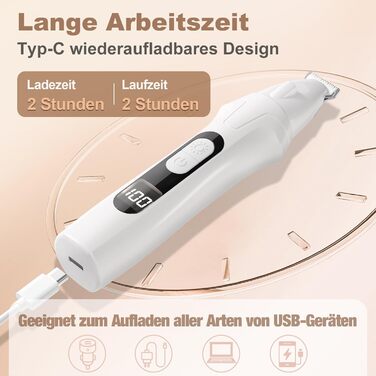 TECHMUR PawTrim Pro: Професійний триммер для собак та котів з LED та цифровим дисплеєм