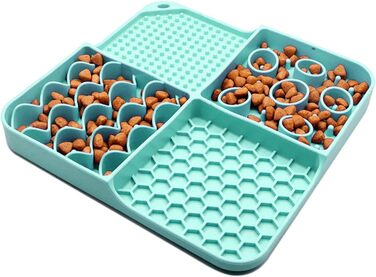 Лежак-заспокійник для собак та котів Kowaku з силіконовим покриттям та присосками, зелений