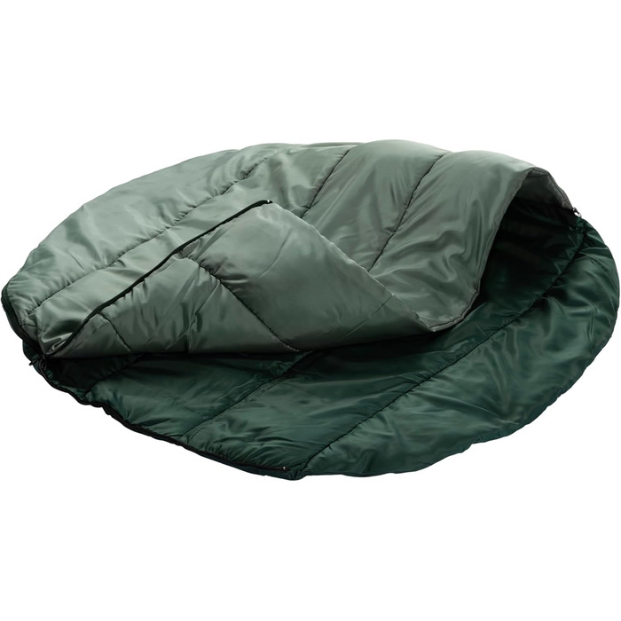 Навісний спальний мішок для собак Navaris - килимок для собак, ізомат для активного відпочинку - м'яка ковдра для собак на вулицю - зелений