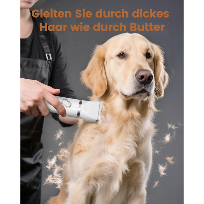 Набір 4 в 1 для догляду за собаками: машинка для стрижки, триммер для лап, точилка для кігтів, для собак та котів