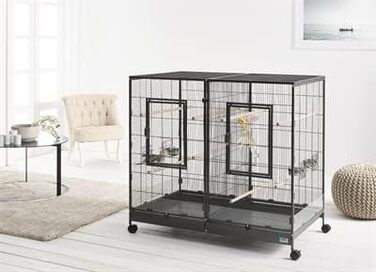 Клітка для гризунів Savic Tasmania 120 XL, чорна, 120x65x107 см